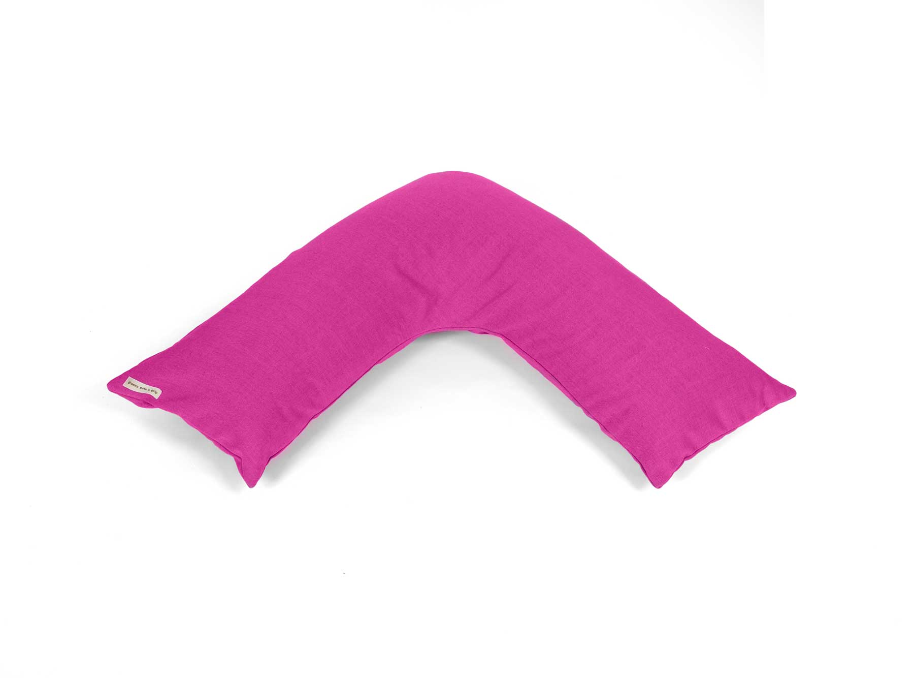 Linen V shape cushion