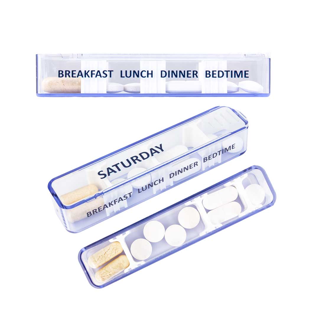 leather pill organiser